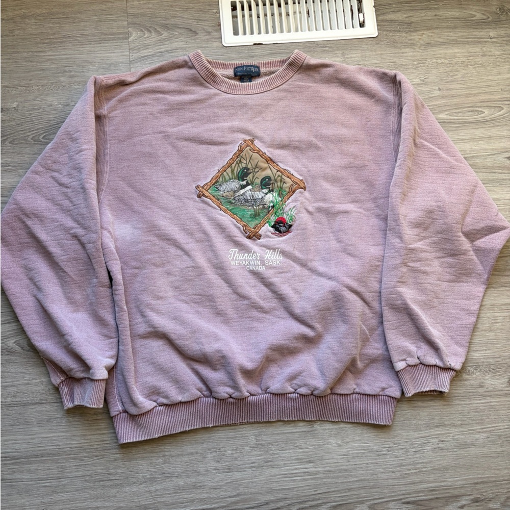 Pink Vintage Graphic Sweatshirt